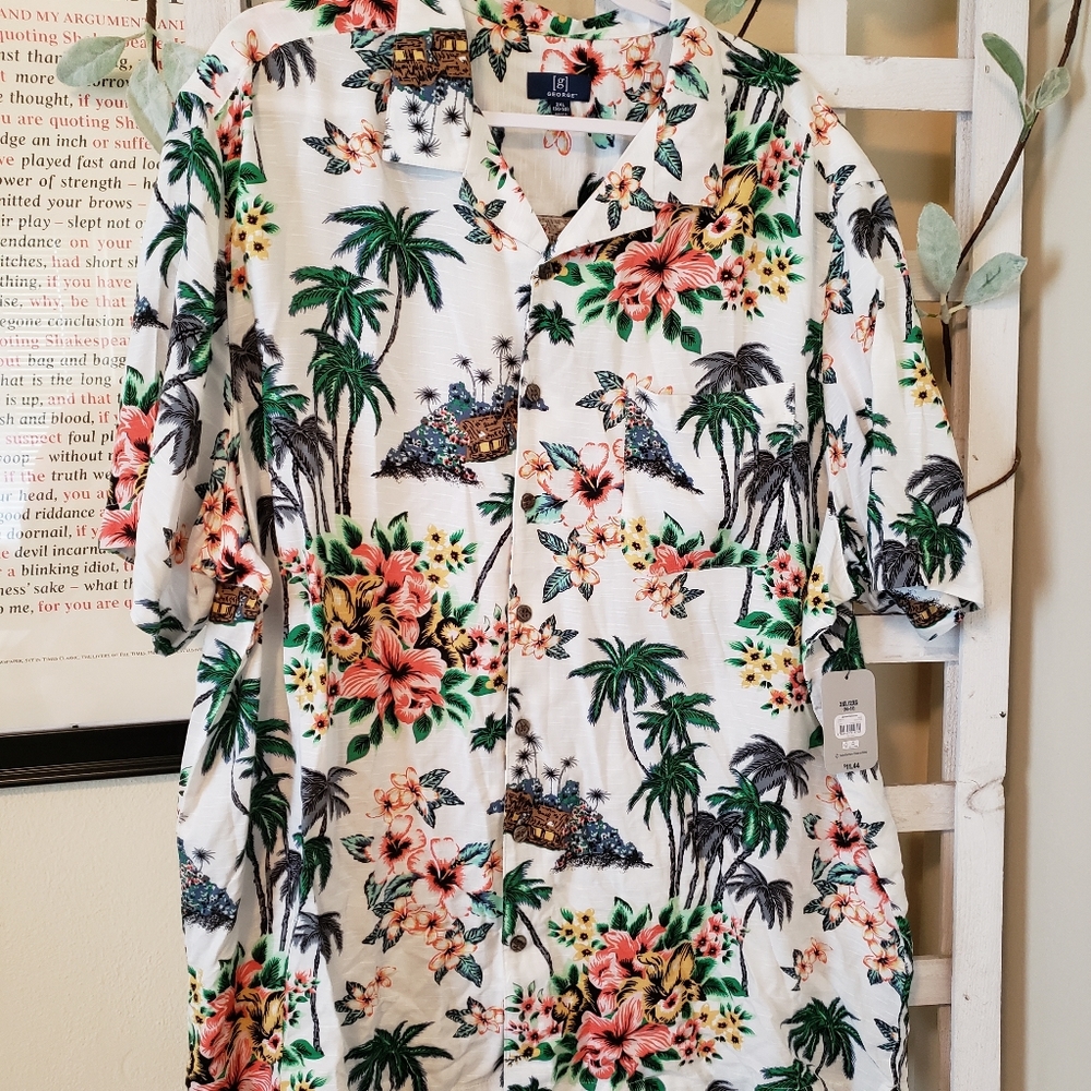 NWT Men's Hawaiian Shirt